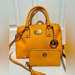 MICHAEL Michael Kors satchel with wallet